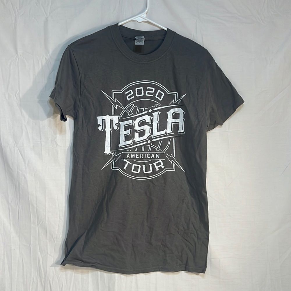 Tesla American tour merch shirt NWOT‎